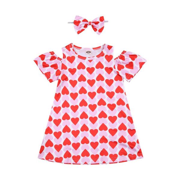 infant valentine's day dress baby girl love pattern short sleeve round neck cold shoulder one-piece + bowknot headband girl's dres, Red;yellow
infant valentine's day dress baby girl love pattern short sleeve round neck cold shoulder one-piece + bowknot headband girl's dres, Red;yellow