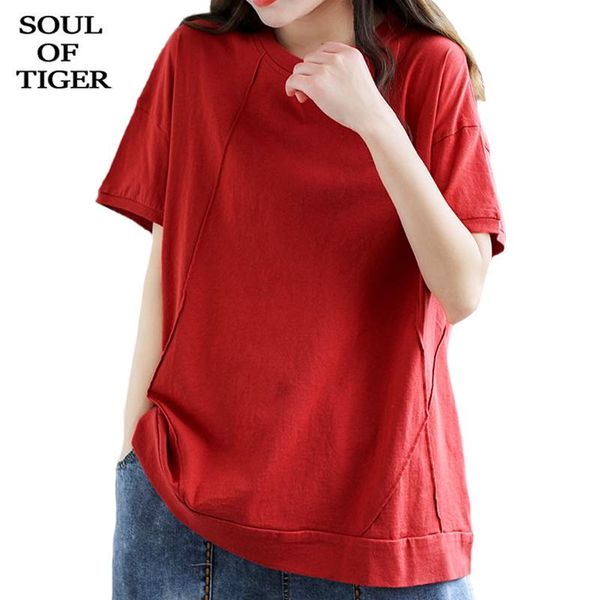 tiger 2021 fashion summer tshirts ladies casual loose red tee women vintage solid color girls o-neck clothing women's t-shirt, White
tiger 2021 fashion summer tshirts ladies casual loose red tee women vintage solid color girls o-neck clothing women's t-shirt, White
