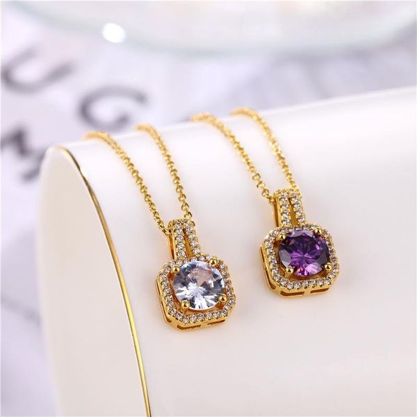 trend geometric zircon necklace for women stainless steel gold link chains pendant with charm jewelry christmas gift xl315 necklaces, Silver
trend geometric zircon necklace for women stainless steel gold link chains pendant with charm jewelry christmas gift xl315 necklaces, Silver