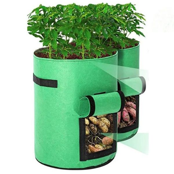 planters & pots 2 pack foldable household planting bag with flip cover and handle potato, carrot, tomato
planters & pots 2 pack foldable household planting bag with flip cover and handle potato, carrot, tomato