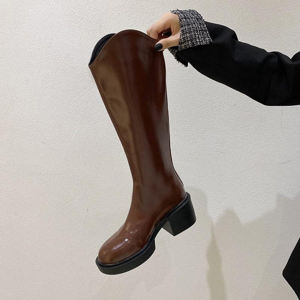 boots 2022 women's autumn shoes round toe ytmtloy knee high zipper square heel winter botines de mujer ladies rubber, Black
boots 2022 women's autumn shoes round toe ytmtloy knee high zipper square heel winter botines de mujer ladies rubber, Black