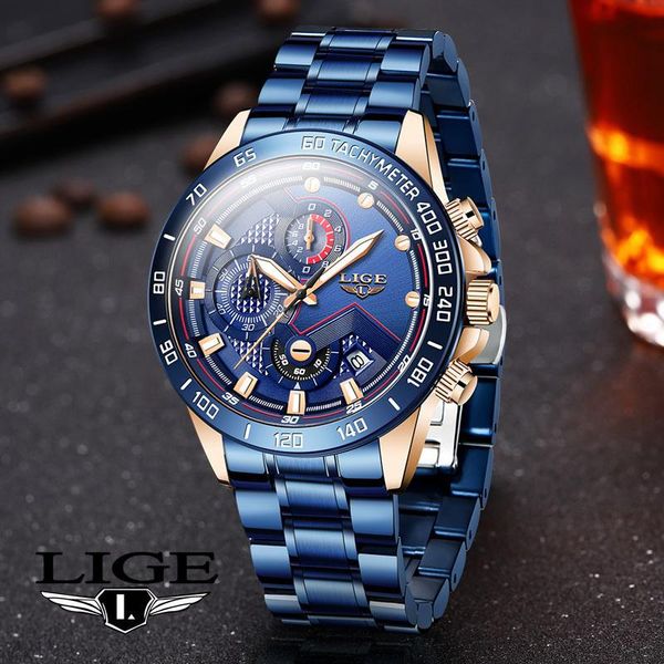 wristwatches men watch lige business wristwatch fashion casual stainless steel sports waterproof clock relogio masculino, Slivery;brown
wristwatches men watch lige business wristwatch fashion casual stainless steel sports waterproof clock relogio masculino, Slivery;brown