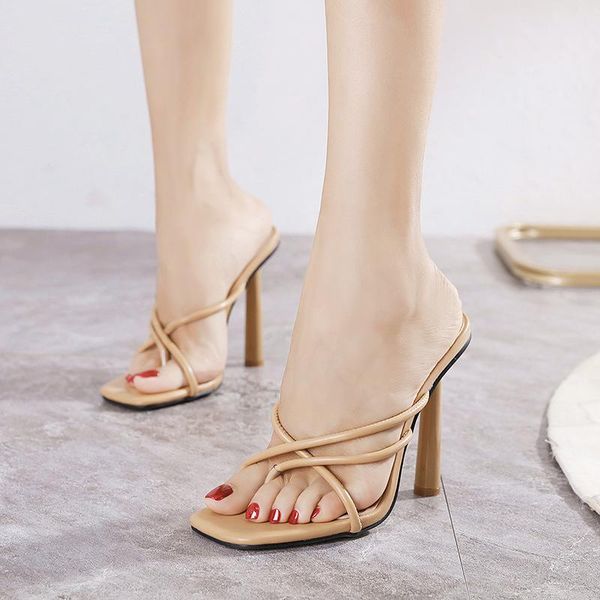 summer women slipper narrow brand cross ladies sandal square toe casual thin heels slides beach shoes slippers, Black
summer women slipper narrow brand cross ladies sandal square toe casual thin heels slides beach shoes slippers, Black