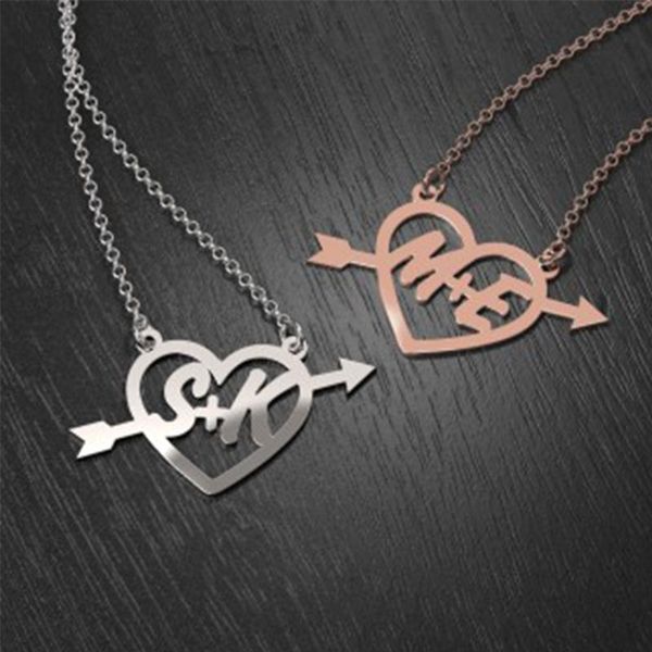 lateefah personality stainless steel love heart pendant custom necklaces for women couple forever jewelry gifts, Silver
lateefah personality stainless steel love heart pendant custom necklaces for women couple forever jewelry gifts, Silver