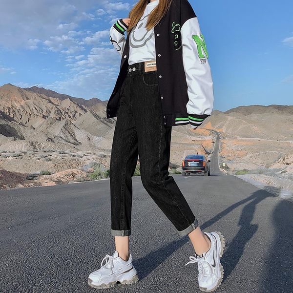 women's jeans 2022 harem pants vintage high waist woman boyfriends full length mom cowboy denim vaqueros mujer, Blue
women's jeans 2022 harem pants vintage high waist woman boyfriends full length mom cowboy denim vaqueros mujer, Blue