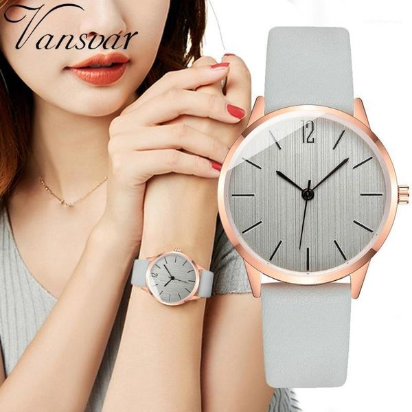 wristwatches 2021 vansvar brand women's casual quartz analog wrist watch leather belt simple clocks minimalist female relogio feminino, Slivery;brown
wristwatches 2021 vansvar brand women's casual quartz analog wrist watch leather belt simple clocks minimalist female relogio feminino, Slivery;brown