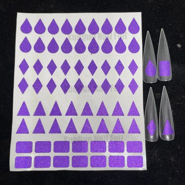 gift wrap xuequn glitter powder purple geometric figure nail sticker 
gift wrap xuequn glitter powder purple geometric figure nail sticker