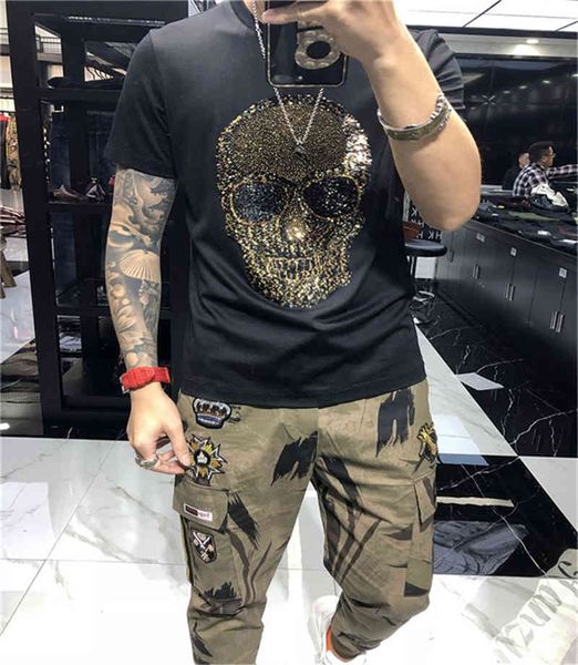 t shirts rhinestone men's fashion 100% cotton skull summer short sleeve shirt t-shirt, White;black
t shirts rhinestone men's fashion 100% cotton skull summer short sleeve shirt t-shirt, White;black