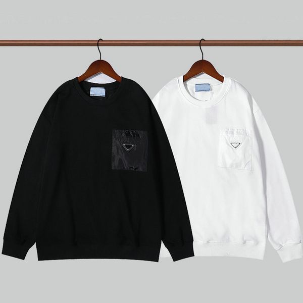 autumn designer luxury mens womens hoodies clothing classic metal triangle badge long sleeve sweatshirt pocket patchwork front cotton casual, Black
autumn designer luxury mens womens hoodies clothing classic metal triangle badge long sleeve sweatshirt pocket patchwork front cotton casual, Black