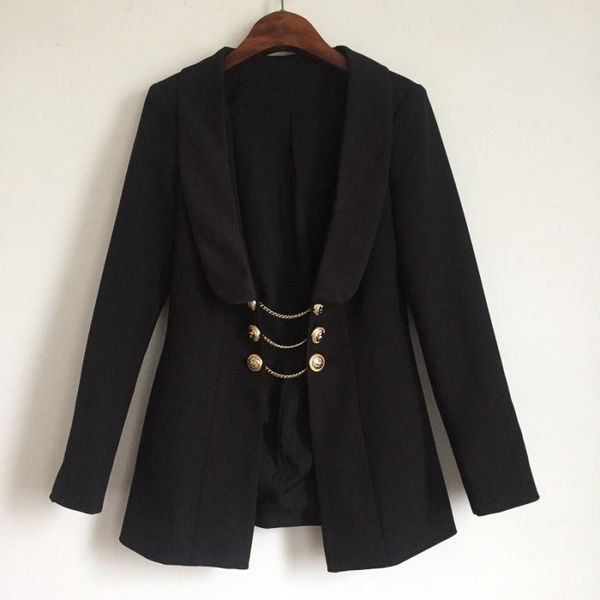 women's suits & blazers autumn brand lapel double breastd women blazer high street qualities slim fit female evening party black outerw, White;black
women's suits & blazers autumn brand lapel double breastd women blazer high street qualities slim fit female evening party black outerw, White;black