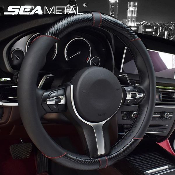 steering wheel covers 38cm car cover carbon fiber pu leather anti slip breathable universal 15-inch auto protector
steering wheel covers 38cm car cover carbon fiber pu leather anti slip breathable universal 15-inch auto protector
