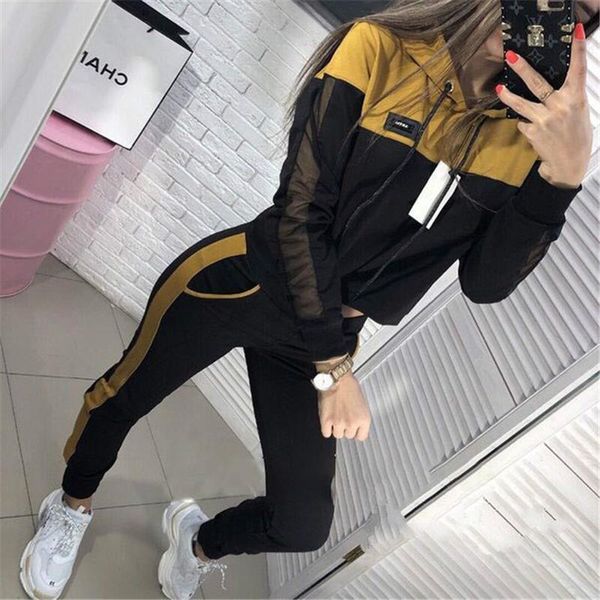 tracksuit two piece set autumn women tracksuits pullover clothes colorblock hooded sweatshirt and pants sport jogging suit female casual, Gray
tracksuit two piece set autumn women tracksuits pullover clothes colorblock hooded sweatshirt and pants sport jogging suit female casual, Gray