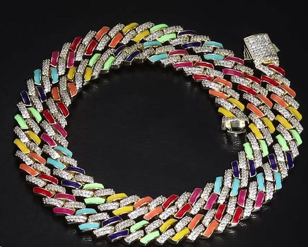 10mm iced enamel cuban link prong chain necklace &bracelet 14k white gold plated 2 row diamond cubic zirconia jewelry 18inch-22inch, Silver
10mm iced enamel cuban link prong chain necklace &bracelet 14k white gold plated 2 row diamond cubic zirconia jewelry 18inch-22inch, Silver