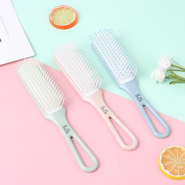 hair brushes 21.8cm length nylon anti-static brush handcraft hairbrush hairdressing scalp massager comb styling tool health care, Silver
hair brushes 21.8cm length nylon anti-static brush handcraft hairbrush hairdressing scalp massager comb styling tool health care, Silver