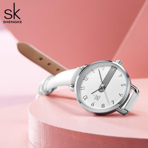 wristwatches shengke leather watches casual women fashion japanese movement 3 atm waterproof for relogio feminino, Slivery;brown
wristwatches shengke leather watches casual women fashion japanese movement 3 atm waterproof for relogio feminino, Slivery;brown
