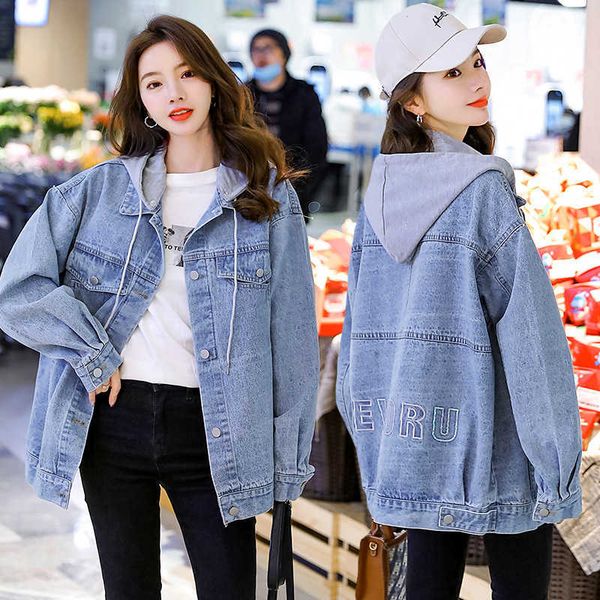 2021 spring korean loose sequin embroidered detachable hat denim coat women's white fashion, Black;brown
2021 spring korean loose sequin embroidered detachable hat denim coat women's white fashion, Black;brown