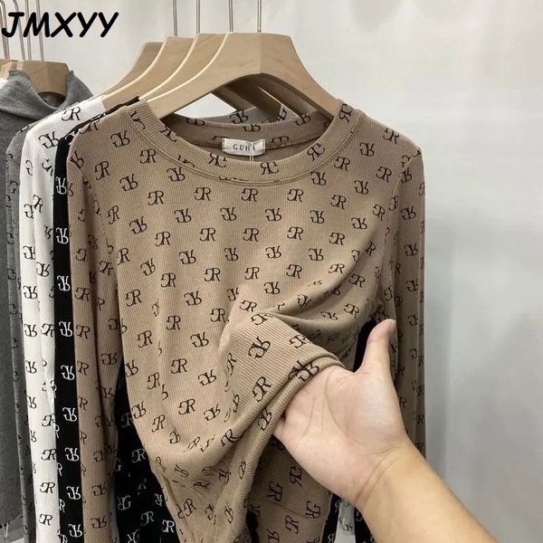 women slim shirt turtleneck letter printing long sleeve short t-shirt female autumn and tees short casual black t-shir 210412, White
women slim shirt turtleneck letter printing long sleeve short t-shirt female autumn and tees short casual black t-shir 210412, White