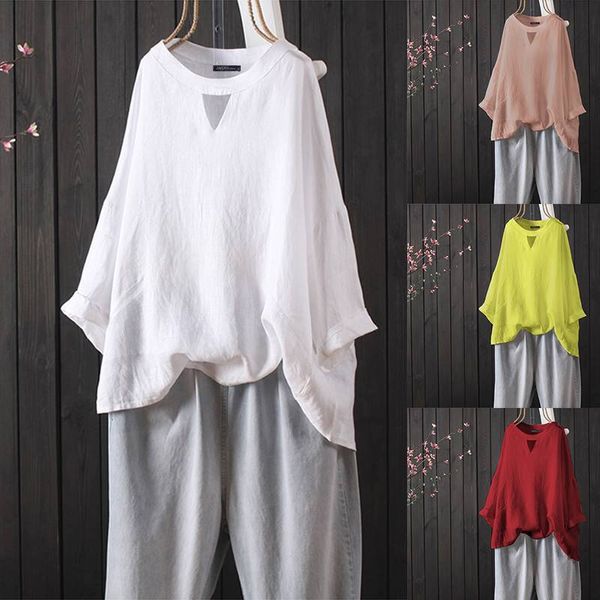 women's blouses & shirts zanzea blouse ladies casual cotton tunic solid hollow out blusas office lady work chemise plus size 5xl 6e6r, White
women's blouses & shirts zanzea blouse ladies casual cotton tunic solid hollow out blusas office lady work chemise plus size 5xl 6e6r, White