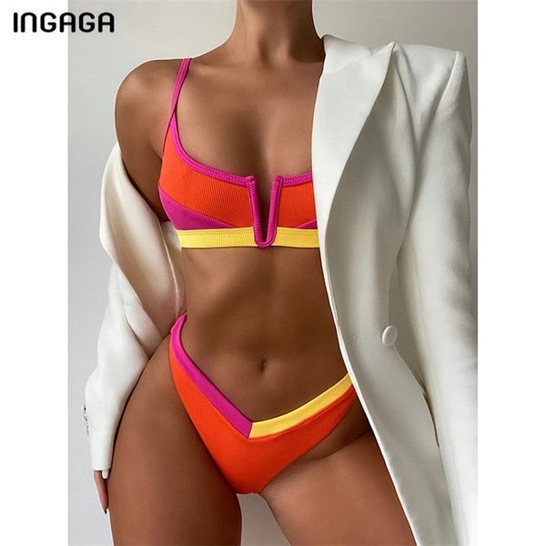 ingaga bikinis ribbed swimwear women's swimsuit push up bathing suit solid patchwork biquini thong high cut bikini set 210615, White;black
ingaga bikinis ribbed swimwear women's swimsuit push up bathing suit solid patchwork biquini thong high cut bikini set 210615, White;black