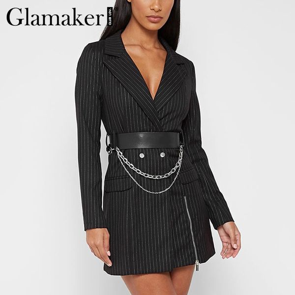 glamaker stripe print vintage blazer dress women autumn office elegant black long sleeve dress winter retro party blazer dress 210414, Black;gray
glamaker stripe print vintage blazer dress women autumn office elegant black long sleeve dress winter retro party blazer dress 210414, Black;gray