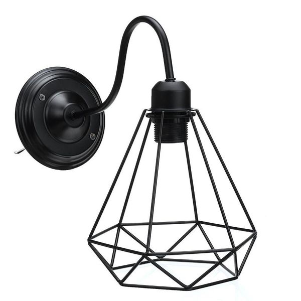 wall lamp loft american iron black lampshade vintage cage guard sconce lighting fixture modern indoor light
wall lamp loft american iron black lampshade vintage cage guard sconce lighting fixture modern indoor light