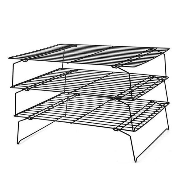3-layer foldable cooling rack, barbecue baking tools, cake durable household kitchen rack storage & organization
3-layer foldable cooling rack, barbecue baking tools, cake durable household kitchen rack storage & organization