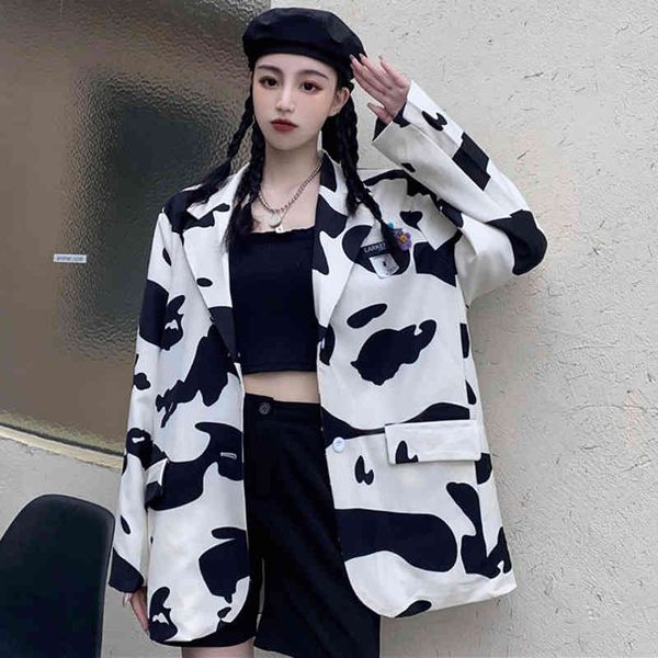 women's fur & faux korean ins harajuku cow suit vintage female jacket loose gothic streetwear casual fashion punk women's 1smr, Black
women's fur & faux korean ins harajuku cow suit vintage female jacket loose gothic streetwear casual fashion punk women's 1smr, Black