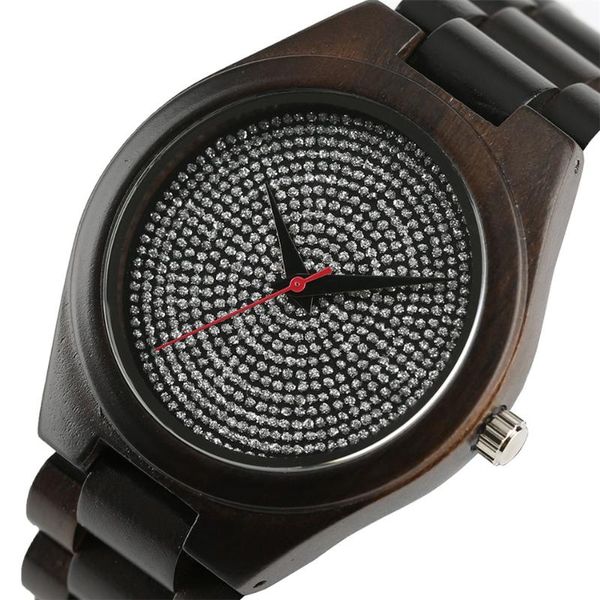 wristwatches luxury rhinestones display round dial ebony wood men watch full wooden wristband folding clasp men's natural bangle, Slivery;brown
wristwatches luxury rhinestones display round dial ebony wood men watch full wooden wristband folding clasp men's natural bangle, Slivery;brown