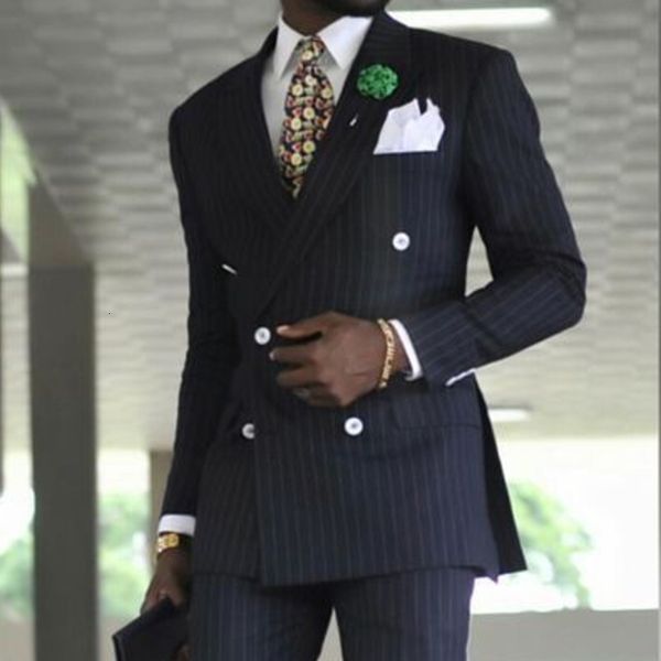 men's suits & blazers pinstripe business men with double breasted 2 piece navy groom tuxedo peaked lapel custom man fashion wedding cos, White;black
men's suits & blazers pinstripe business men with double breasted 2 piece navy groom tuxedo peaked lapel custom man fashion wedding cos, White;black