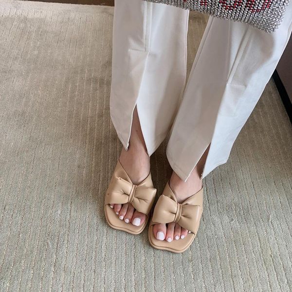 slippers 2021 summer mango head sandals fashion women's shoes flat-bottomed feet all-match bow-tie outer, Black
slippers 2021 summer mango head sandals fashion women's shoes flat-bottomed feet all-match bow-tie outer, Black