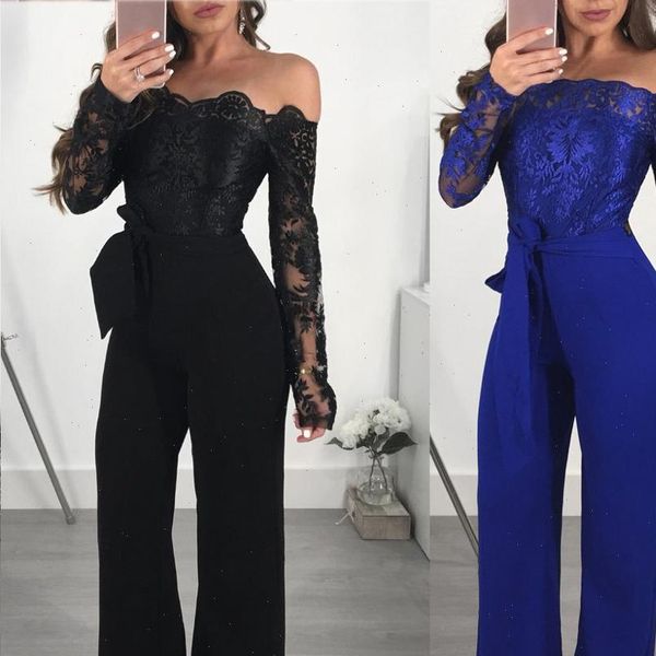 women womens romper elegant overalls rompers patchwork jumpsuit female long sleeve lace overall trousers party playsuit drop, Black;white
women womens romper elegant overalls rompers patchwork jumpsuit female long sleeve lace overall trousers party playsuit drop, Black;white