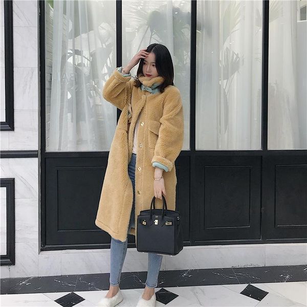 women's fur & faux the 2021 particles bump color wool sheep sheared in composite integration coat long ms, Black
women's fur & faux the 2021 particles bump color wool sheep sheared in composite integration coat long ms, Black