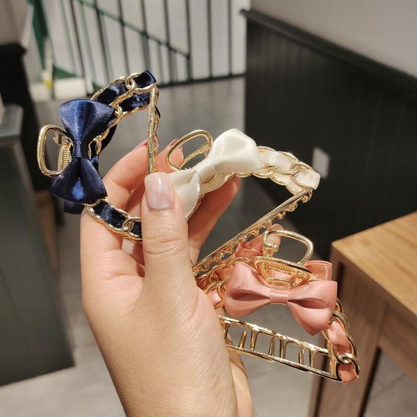hair clips & barrettes hairpin elegant chain temperament bow tie metal semicircle simple versatile large and exquisite bh, Golden;silver
hair clips & barrettes hairpin elegant chain temperament bow tie metal semicircle simple versatile large and exquisite bh, Golden;silver
