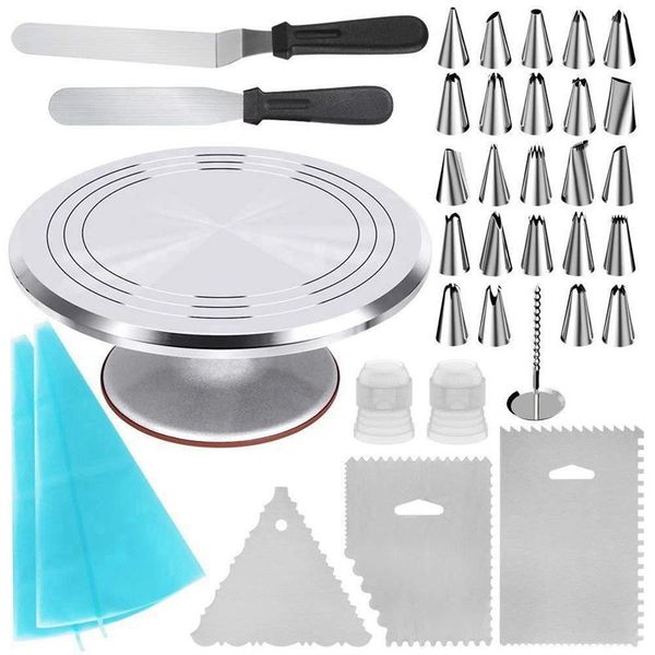 baking & pastry tools 35-in-1 cake decorating supplies revolving turntable diy set stand
baking & pastry tools 35-in-1 cake decorating supplies revolving turntable diy set stand