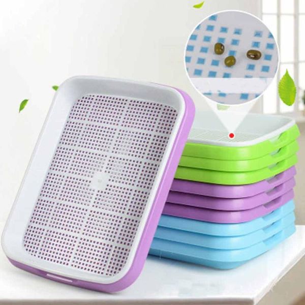 double hydroponics seedling tray sprout plate system nursery pots home garden plant tools planters &
double hydroponics seedling tray sprout plate system nursery pots home garden plant tools planters &