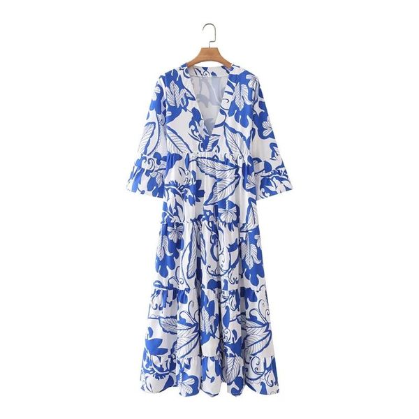 casual dresses women elegant print v neck tiered ruffle midi dress female three quarter sleeve clothes lady loose vestido d8089, Black;gray
casual dresses women elegant print v neck tiered ruffle midi dress female three quarter sleeve clothes lady loose vestido d8089, Black;gray