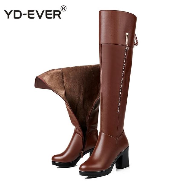boots thick heels shoes woman winter fur over the knee women soft leather thigh high warm, Black
boots thick heels shoes woman winter fur over the knee women soft leather thigh high warm, Black