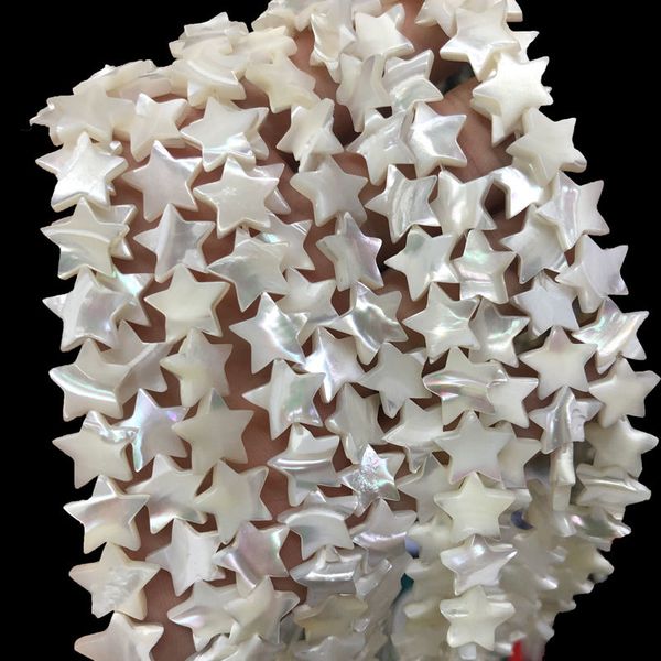 12mm white natural mother of pearl pentagram star shape shell beads jewelry making diy bracelet ear stud 15'' strand
12mm white natural mother of pearl pentagram star shape shell beads jewelry making diy bracelet ear stud 15'' strand
