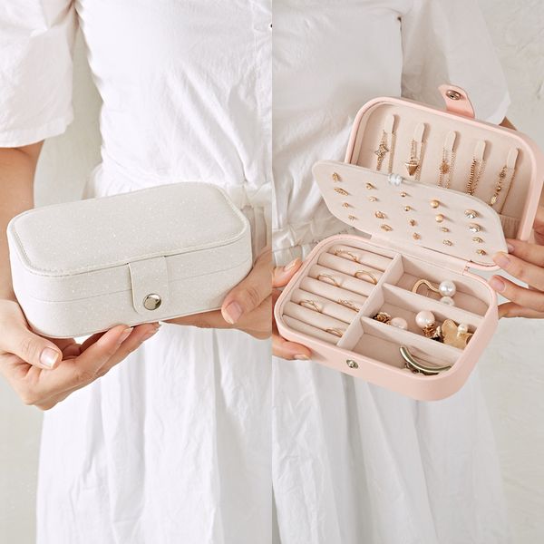 jewelry boxes hap fresh and simple girly series earrings jewllery case necklace ring multi-function 633 t2, Black;white
jewelry boxes hap fresh and simple girly series earrings jewllery case necklace ring multi-function 633 t2, Black;white