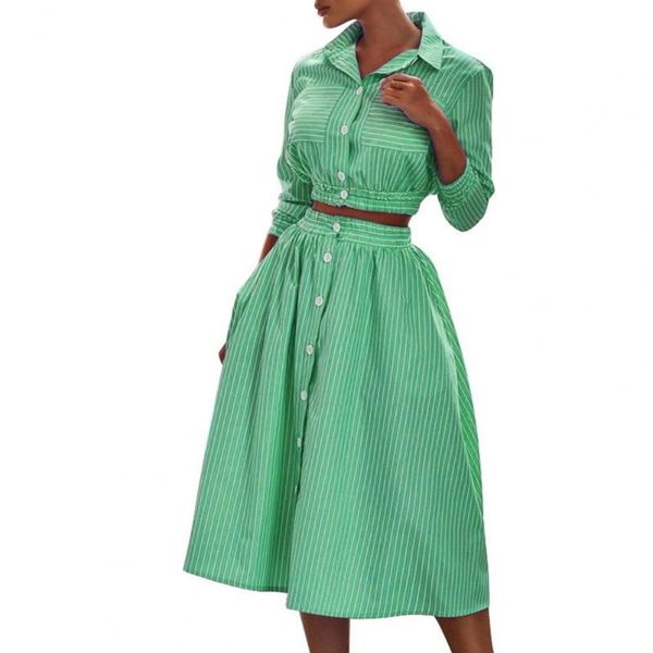 two piece dress women blazer elegant 1 set casual turndown collar striped print crop skirt outfit blazers lady suits, White
two piece dress women blazer elegant 1 set casual turndown collar striped print crop skirt outfit blazers lady suits, White
