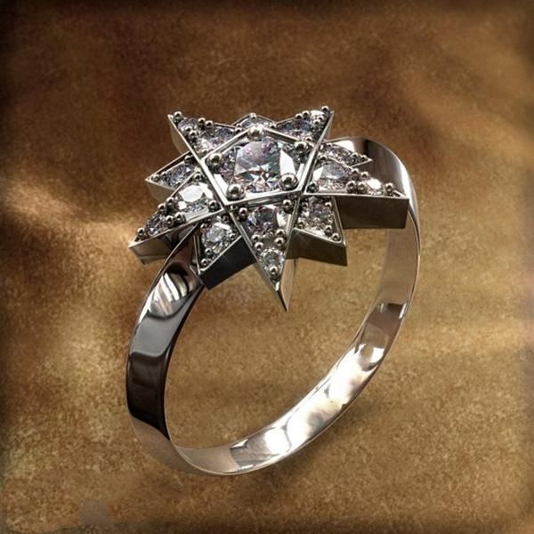 cluster rings brand female star engagement ring cute luxury silver color rose gold love wedding jewelry promise zircon stone for women, Golden;silver
cluster rings brand female star engagement ring cute luxury silver color rose gold love wedding jewelry promise zircon stone for women, Golden;silver