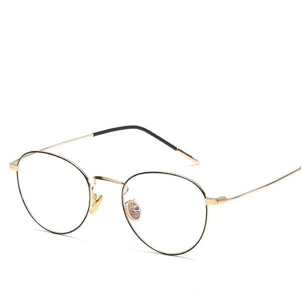 sunglasses elliptical frame glasses korean version of the trend round face men and women metal simple optical, White;black
sunglasses elliptical frame glasses korean version of the trend round face men and women metal simple optical, White;black