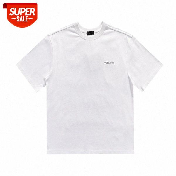 spring and summer we11 embossed letters on the back round neck pullover short sleeves #ff32, White;black
spring and summer we11 embossed letters on the back round neck pullover short sleeves #ff32, White;black