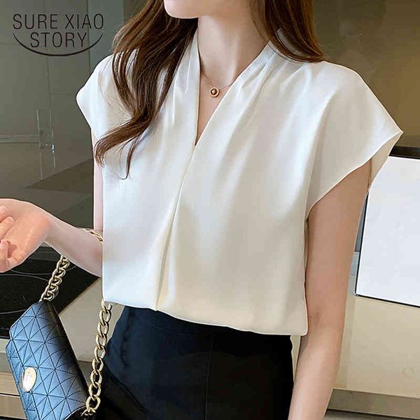 casual vintage chiffon short sleeve shirt summer v-neck blouse women solid color plus size female clothing 13805 210415, White
casual vintage chiffon short sleeve shirt summer v-neck blouse women solid color plus size female clothing 13805 210415, White
