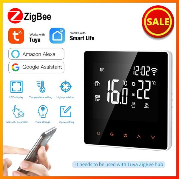 smart home control tuya wifi thermostat voice electric floor heating water/gas boiler temperature controller for google alexa
smart home control tuya wifi thermostat voice electric floor heating water/gas boiler temperature controller for google alexa