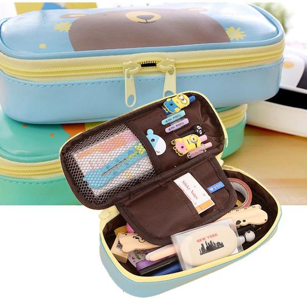 1pc cute cartoon large pencil case kawaii size school kids box animals stationery fashion makeup bag for student bags
1pc cute cartoon large pencil case kawaii size school kids box animals stationery fashion makeup bag for student bags