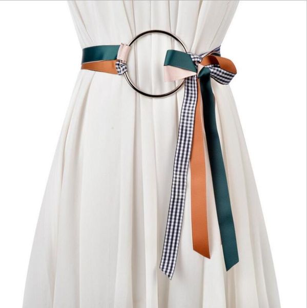 belts fashin woman long chain big circle contrast color slender belt dress decoratation accessories, Black;brown
belts fashin woman long chain big circle contrast color slender belt dress decoratation accessories, Black;brown