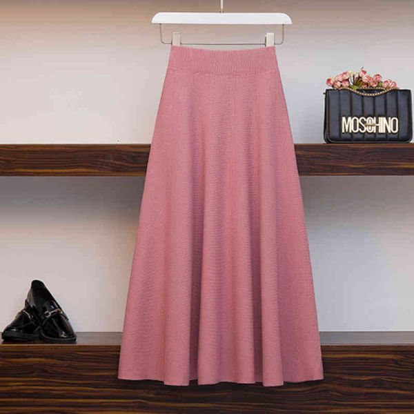 autumn korea women's fashions thin to-line all-casually matched long knitted skirt plus size s503, Black
autumn korea women's fashions thin to-line all-casually matched long knitted skirt plus size s503, Black