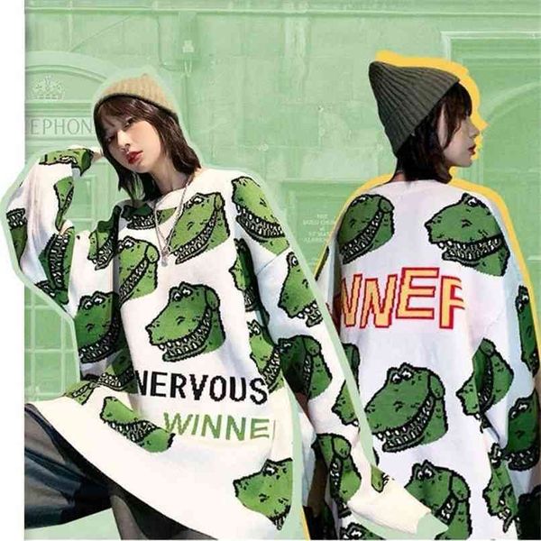 streetwear oversize female pullover kawaii embroidery hip hop knit women sweater winter loose woman clothing 210914, White;black
streetwear oversize female pullover kawaii embroidery hip hop knit women sweater winter loose woman clothing 210914, White;black