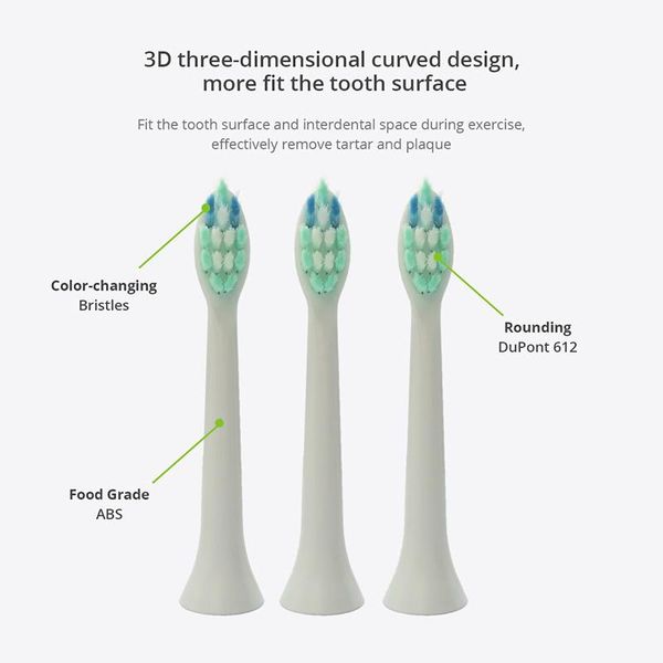 smart electric toothbrush 4pcs replacement head automatic clean heads abs stainless steel brush teeth
smart electric toothbrush 4pcs replacement head automatic clean heads abs stainless steel brush teeth